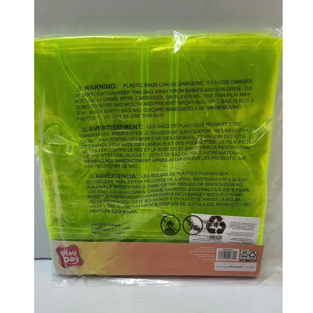 Play Day Neon Comfort Mat Inflatable Pool Float Lounger with Pillow Adult